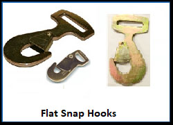 flat snap hook fittings